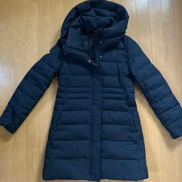 m.f.editorial 네이비 롱 다운 자켓