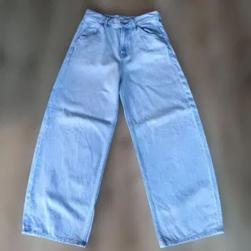 배기 커브 청바지 유니클로 25