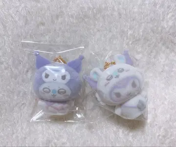 치이카와 x 산리오 캐릭터즈 시크릿 플로키 마스코트 2개 세트