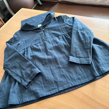 더블 거즈 풀오버 차콜