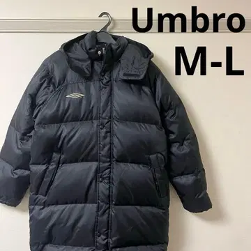 [ 하나뿐인 ] Umbro 그랜드 코트 블랙 다운 자켓 후드 부착