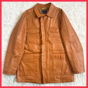 골든 베어 가죽 자켓 브라운 L