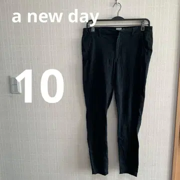 a new day 블랙 스트레치 치노 팬츠 사이즈 10