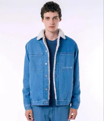LACOSTE 라코스테 보아 라이닝 데님 자켓 사이즈 48