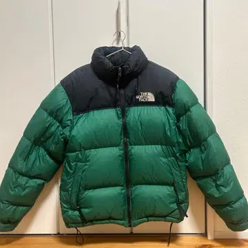 THE NORTH FACE 다운 자켓 M 눕시 블랙/그린