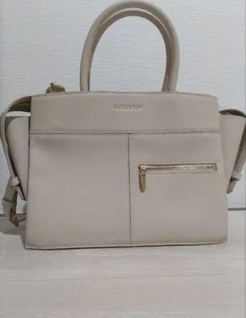 찰스 앤 키이스 베이지 2WAY 숄더 핸드백