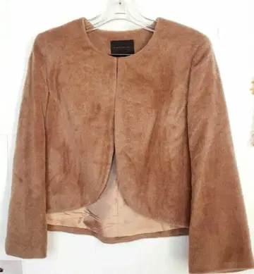 TOMORROWLAND 알파카 혼방 울 자켓 카멜 38