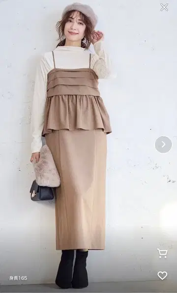 any sis 도킹 뷔스티에 원피스 이너 세트