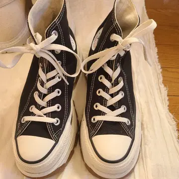 CONVERSE ALL STAR 통굽 스니커즈 블랙