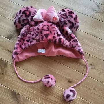 디즈니 모자 팬캡 레오파드 무늬