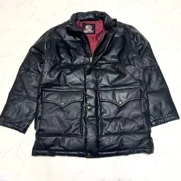 [ 새상품급 ] 니카 위스키 NIKKA 가죽 다운 자켓 두툼함