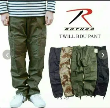 미사용 새상품 로스코 ROTHCO 카고 팬츠 7971 Black L