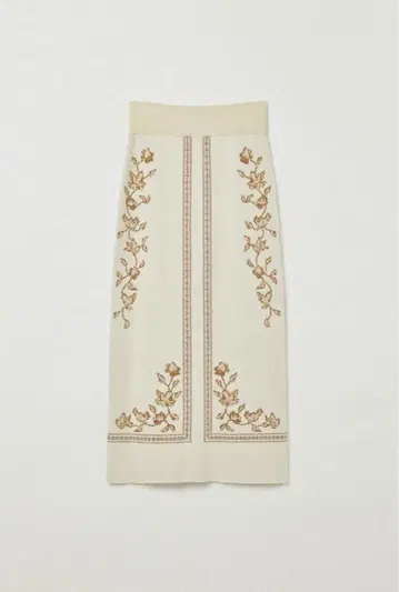 Eaphi SCARF MOTIF KNIT SKIRT