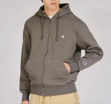 미사용 새상품 챔피온 맨투맨 풀 집업 후드티 속기모 남성용