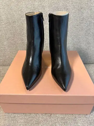 FABIO RUSCONI 숏부츠 37 블랙