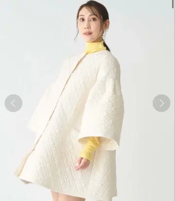 CELFORD / 퀼팅 플레어 코트