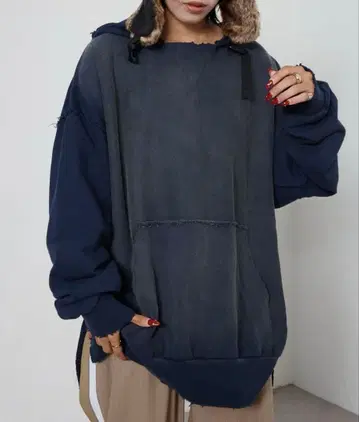 etsinta 리메이크 오버 사이즈 후드티 에신타 구제 의류