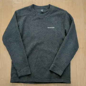 mont-bell 크리마플러스 100 라이트 맨투맨 S 사이즈 그레이