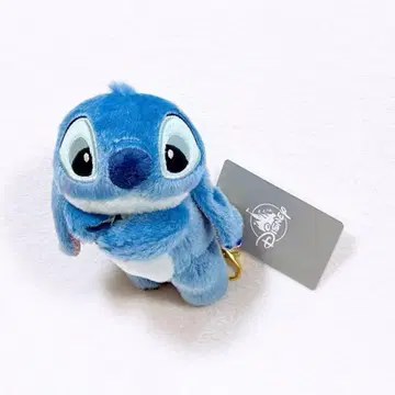 디즈니 스토어 스티치 매장 한정판 봉제 인형 키체인 반짝반짝