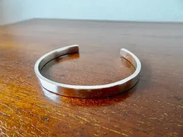 니오 조각 [폭 5mm 평면 뱅글] 핸드메이드 300b