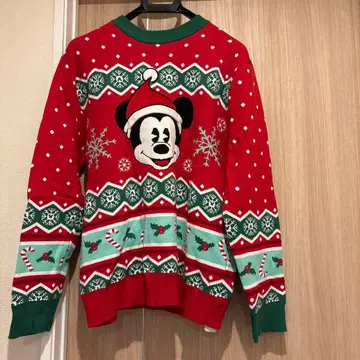 미키마우스 크리스마스 스웨터 175/100A