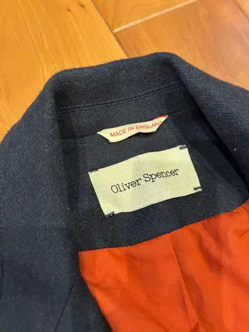 Oliver Spencer 네이비 테일러드 자켓