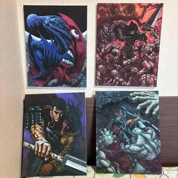 베르세르크 캐릭터 파인 보드 4종 개봉 완료