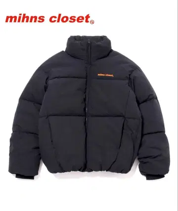 mihns closet 블랙 다운 자켓