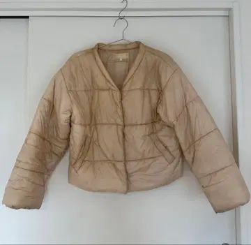 todayful 베이지 다운 자켓 38
