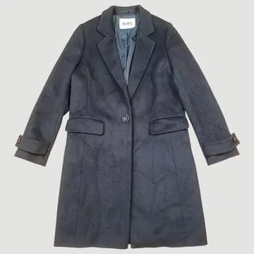 ROPE 울 혼방 체스터 코트 블랙 사이즈 40