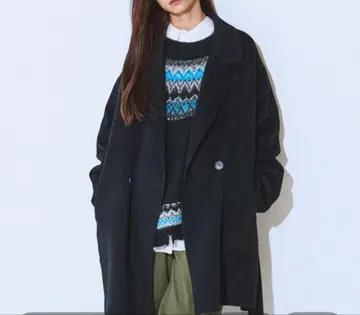 숏 비버 울 미들 코트 지나시스 미사용 새상품 이번 시즌 신상