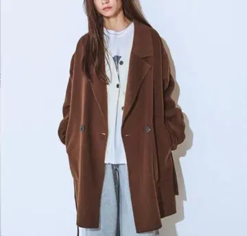 숏 비버 울 미들 코트 지나시스 미사용 새상품 이번 시즌 신상