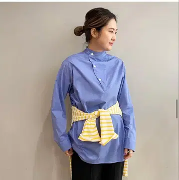 shinzone 그랑 파샤 셔츠 블루