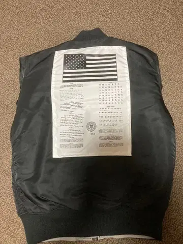 구제 의류 ALPHA INDUSTRIES MA-1 플라이트 자켓 XL