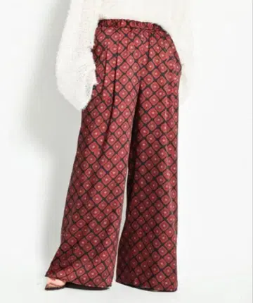 CITYSHOP 프린트 이지 팬츠 네이비