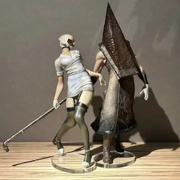 아크릴 받침대만 버블헤드 간호사 레드 피라미드싱 받침대 세트