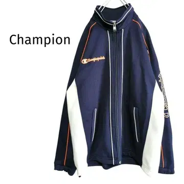 챔피온 트랙 자켓 저리 풀 집업 자켓 네이비 M
