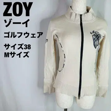 ZOY 조이 골프 의류 자켓 M 베이지 화이트 a183