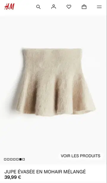 H&M 플레어 스커트