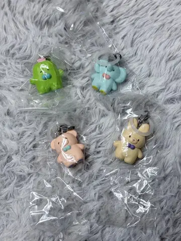 후와후와 탓톤 메지루시 액세서리 곰 토끼 코끼리 선인장