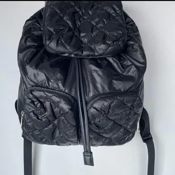 새상품급 럭셔리 발수&경량 퀼팅 백팩 백 블랙
