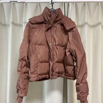 ROSE BUD 브라운 다운 자켓