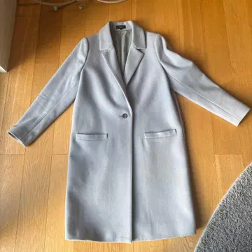 Theory 라이트 블루 체스터 코트 P