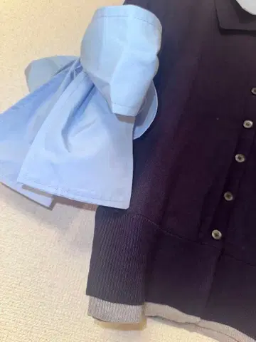 eimyistoire 셔츠 도킹 레이어드 니트