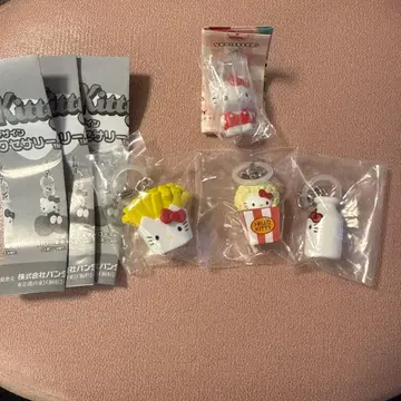 헬로키티 메지루시 액세서리 4개 세트