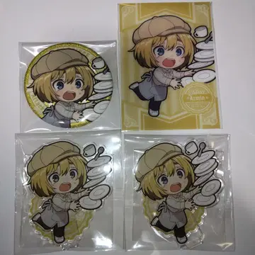 진격의 거인 프린스 호텔 아크릴 스탠드 캔뱃지 알민