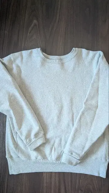 챔피온 빨간색 단색 택 USA 챔피온 리버스 위브 맨투맨