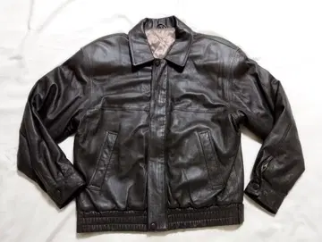 가죽 자켓 블루종 80s 90s Vevalini M 램 가죽
