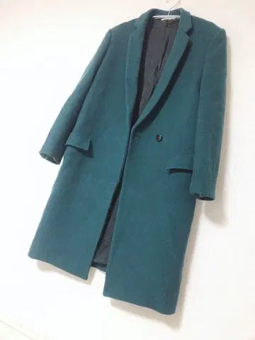 27 aeves 체스터 롱 코트 울 캐시미어 두꺼운 원단 아우터