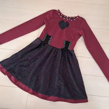 GLAD NEWS 오픈 하트 원피스